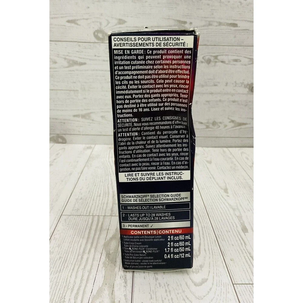Schwarzkopf Keratin Color 2.6 Rich Soft Black Permanent Hair Color